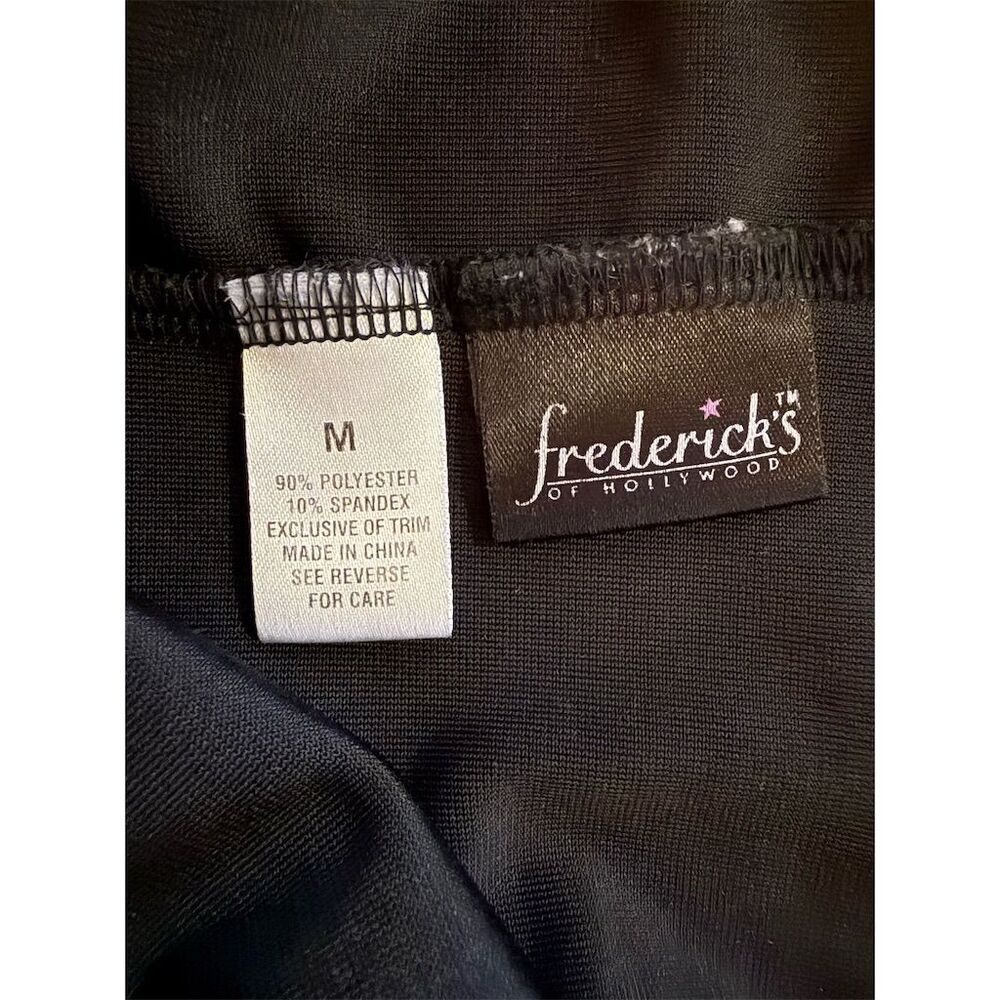 Frederick's of Hollywood Black Sleeveless Velvet Midi Dress Size M - Picture 6 of 6